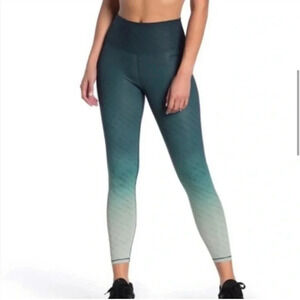 AR-33 "Alpha 7/8" High Waisted Yoga Leggings
Dark Green Ombre Size Small